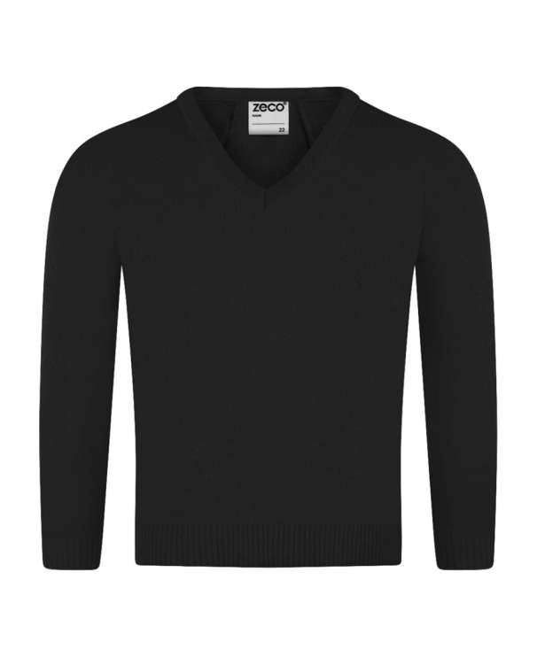 Knitted V-Neck Jumper